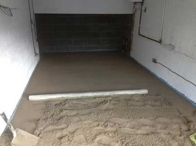 garage floor screed mix